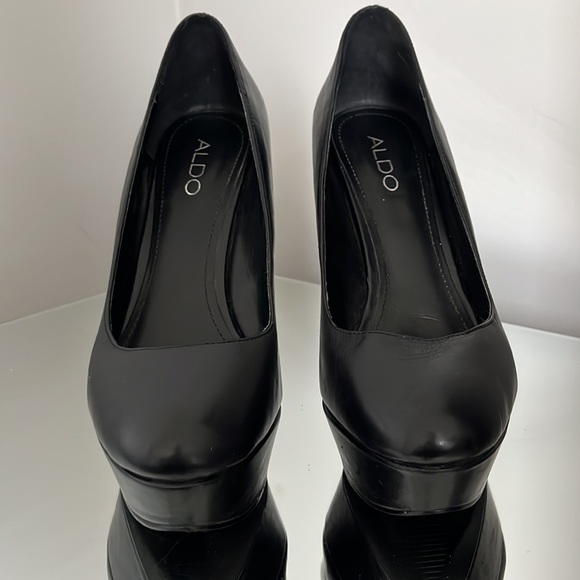 Aldo Black Heel Size 38 - Picture 3 of 8